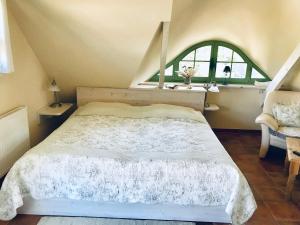 Postel nebo postele na pokoji v ubytování "Kajüte 2" by Ferienhaus Strandgut