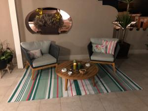 A seating area at 200 ROOMS & TERRACE