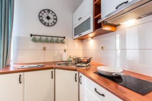 Kuchnia lub aneks kuchenny w obiekcie Apartament Bulwary Zakopane