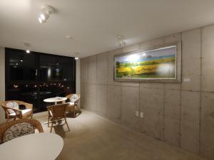 Posezení v ubytování Hotel Stay Interview Jeju