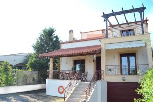 Balkón alebo terasa v ubytovaní VILLA BELLA LOUKISIA
