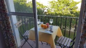 Balkón alebo terasa v ubytovaní Apartamentos Saturnos
