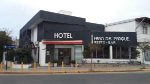 a hotel on the side of a street at Faro del Parque in Cordoba