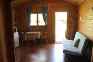 Χώρος καθιστικού στο Camping Fragadeume