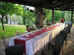 A garden outside La Chiusetta