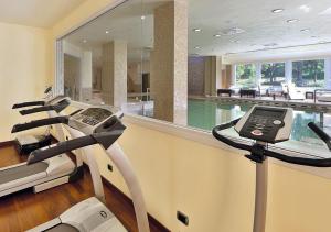 Fitness centrum a/nebo fitness zařízení v ubytování Hotel Fiuggi Terme Resort & Spa
