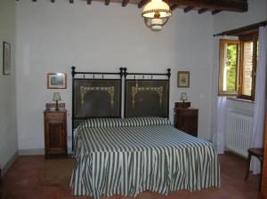 A bed or beds in a room at La Chiusetta