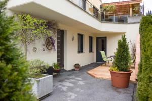 Zahrada ubytování Appartement Hoschek