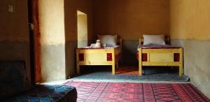 Postel nebo postele na pokoji v ubytování Camping Bassou + 9 fotografií