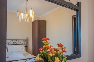 Vuode tai vuoteita majoituspaikassa Zante View (4bedroom luxury home) Free Pickup
