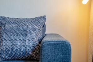 Χώρος καθιστικού στο Helles Appartement mit eigenem Stellplatz