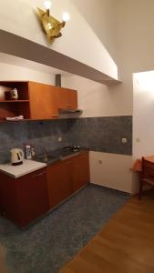 Kuchyň nebo kuchyňský kout v ubytování Apartments Žile