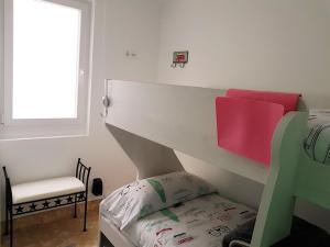 Posteľ alebo postele v izbe v ubytovaní Casa con vistas al mar en A Guarda