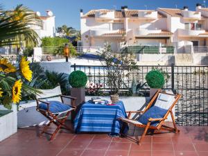 Balkón alebo terasa v ubytovaní Holiday Home Currican by Interhome