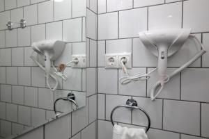 Koupelna v ubytování Varga Vendégház