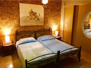 Ένα ή περισσότερα κρεβάτια σε δωμάτιο στο Villa Saron +23 φωτογραφίες
