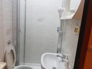 Koupelna v ubytování Hotel Aristotele