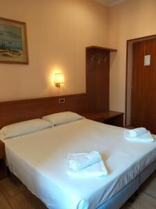 Postel nebo postele na pokoji v ubytování Hotel Aristotele