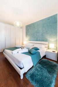Posteľ alebo postele v izbe v ubytovaní Apartment Auretta