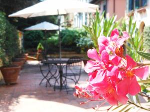 A garden outside Poggio Imperiale Apartments