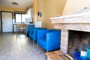 Kuchyň nebo kuchyňský kout v ubytování Hanioti Home + 22 fotografií