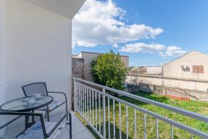 Balkón nebo terasa v ubytování Apartments Danica