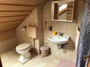 Koupelna v ubytování Apartman MAURO