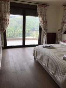 Postel nebo postele na pokoji v ubytování Villa Holiday Sapanca Dibektaş - Isıtmalı Havuz