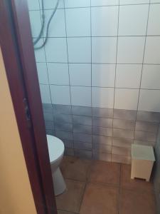 Koupelna v ubytování Folyóka Vendégház