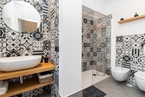 Koupelna v ubytování Vittoria Flat Sorrento