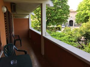 Balkoni atau teres di Hotel Al Pescatore