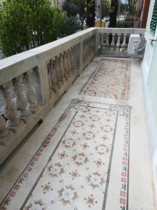 Balkón nebo terasa v ubytování AGLI OLEANDRI appartamento in villa con con parcheggio