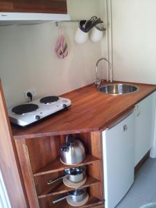 A cozinha ou cozinha compacta de Lilleledgaard Apartment