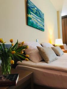 Katil atau katil-katil dalam bilik di Hotel Kras