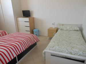 Łóżko lub łóżka w pokoju w obiekcie B&B Relax