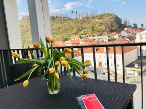 Balkoni atau teres di Hotel Kras