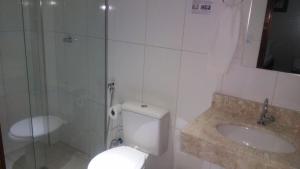 Koupelna v ubytování Hotel Alelos - Ituaçu Bahia