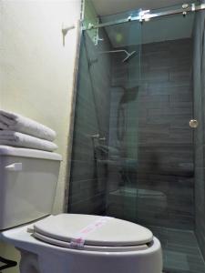 Koupelna v ubytování Hotel Purisima Concepción