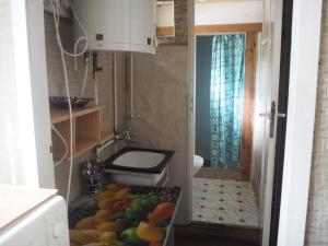 Kuchyň nebo kuchyňský kout v ubytování Camping Anastazja