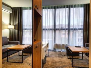 Istumisnurk majutusasutuses Hotel Alpha