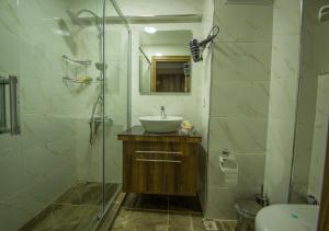 Koupelna v ubytování Fidanoglu Suite Hotel