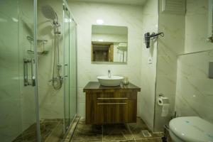 Koupelna v ubytování Fidanoglu Suite Hotel