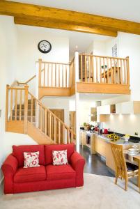 A seating area at Tewitfield Marina 
