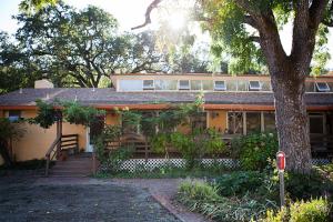 a house with a tree in front of it at Rustridge Ranch & Winery in St. Helena