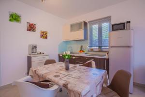 Kuchyň nebo kuchyňský kout v ubytování Apartman Madlen