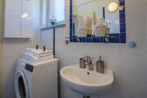 Koupelna v ubytování Apartman Madlen