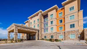 a rendering of a hotel with a large building at Best Western Plus Tech Medical Center Inn in Lubbock