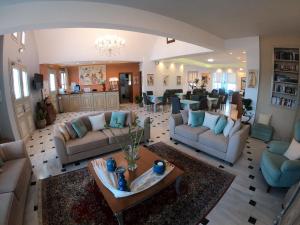 Posezení v ubytování Hotel Mathios