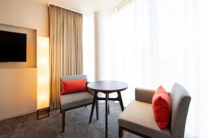 Posezení v ubytování karaksa hotel premier Tokyo Ginza