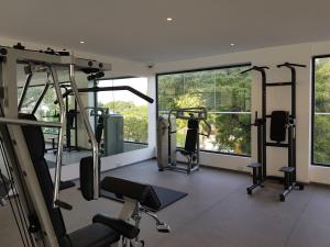 Fitness centrum a/nebo fitness zařízení v ubytování Embassy Gardens Studio